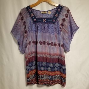 Semi-sheer boho tunic / dress